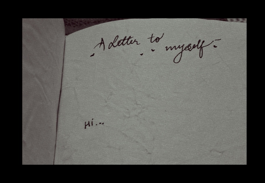 A letter to my younger self