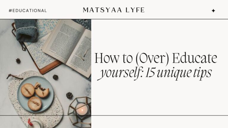 Don’t Let School Interfere With Your Education. 15 Ways how to Educate Yourself.